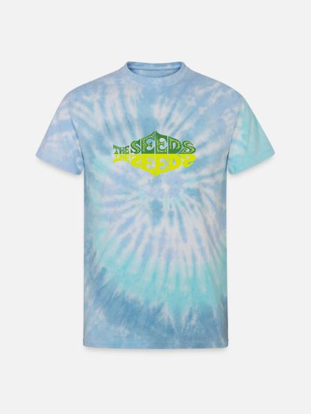 the seeds band logo - Unisex Tie Dye T-Shirt - blue lagoon
