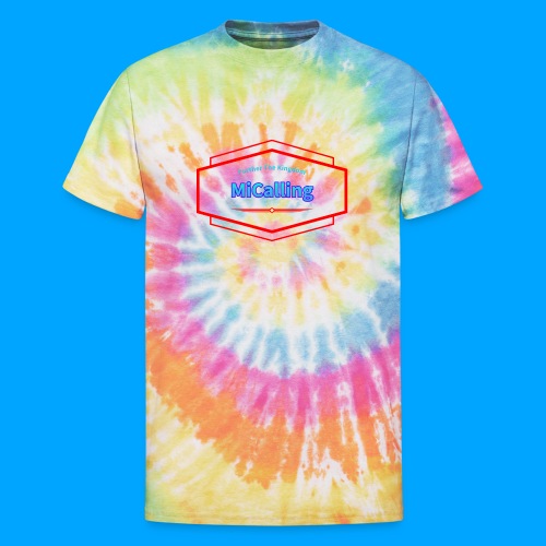 Full Transparent MiCalling Logo - Unisex Tie Dye T-Shirt