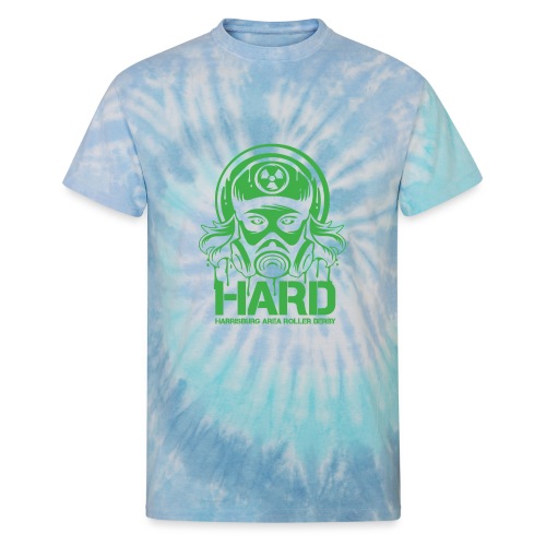 HARD Logo - For Dark Colors - Unisex Tie Dye T-Shirt