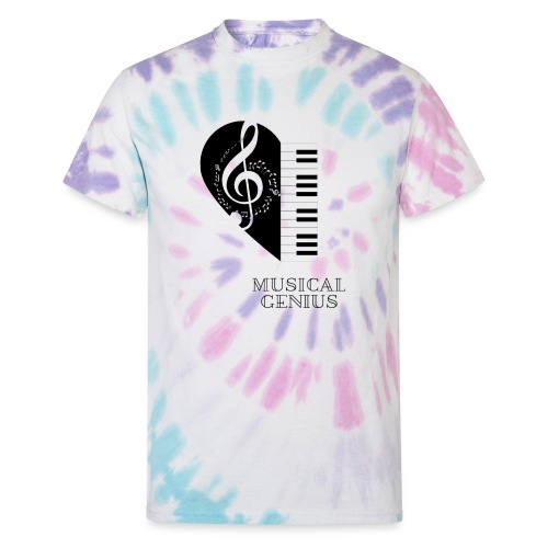 Alicia Greene music logo 3 - Unisex Tie Dye T-Shirt