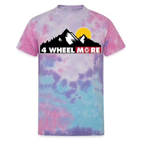 4 wheel More Logo - Unisex Tie Dye T-Shirt