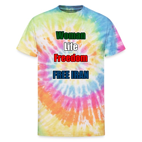 Woman Life Freedom - Unisex Tie Dye T-Shirt