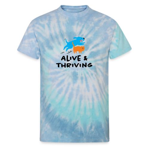Alive Thriving Animal Behavior Program - Unisex Tie Dye T-Shirt