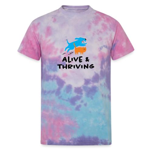 Alive Thriving Animal Behavior Program - Unisex Tie Dye T-Shirt