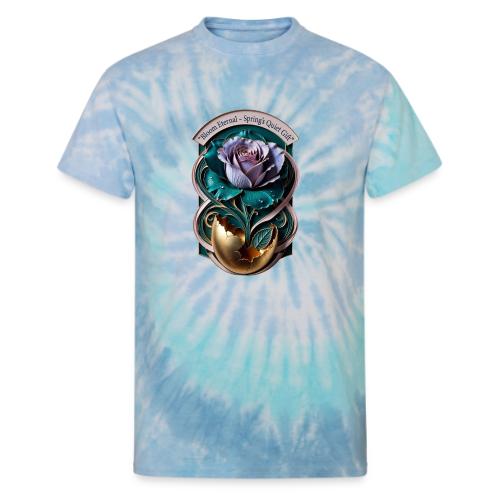 Easter Bloom Eternal Wild Rose T Shirt, Gift - Unisex Tie Dye T-Shirt