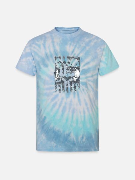 FEAR - Unisex Tie Dye T-Shirt - blue lagoon