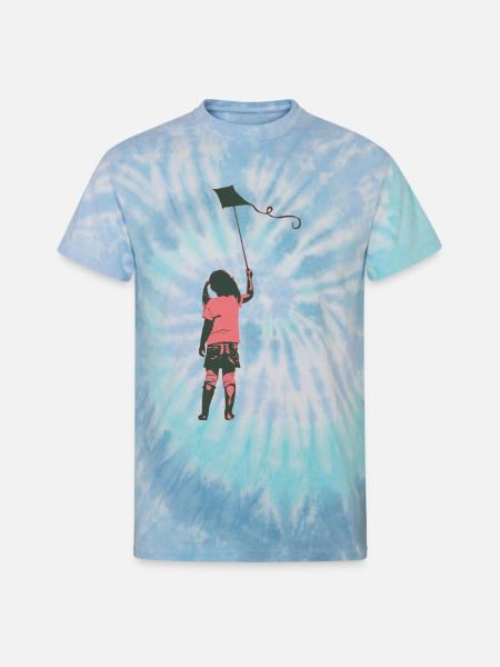THE KITE1 - Unisex Tie Dye T-Shirt - blue lagoon