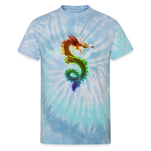 Year of the Dragon! 2024 organic cotton from YMAA - Unisex Tie Dye T-Shirt