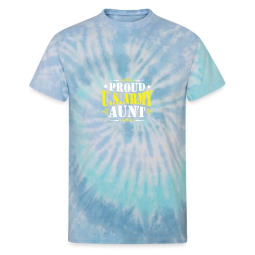 Proud USA army Aunt - Unisex Tie Dye T-Shirt