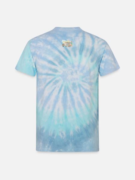Nervy Brothers: Young and Free - Unisex Tie Dye T-Shirt - blue lagoon