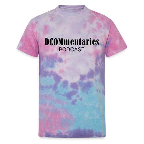 DCOMmentaries Podcast Logo - Unisex Tie Dye T-Shirt
