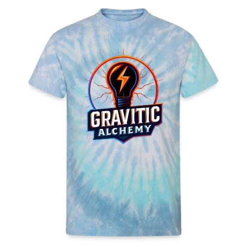 Gravitic Alchemy Logo - Unisex Tie Dye T-Shirt