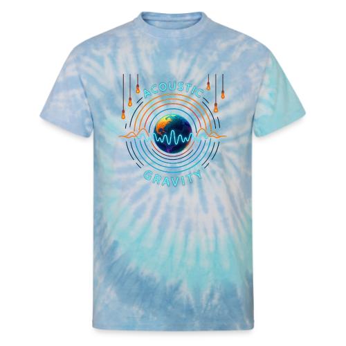 Acoustic Gravity Earth - Unisex Tie Dye T-Shirt