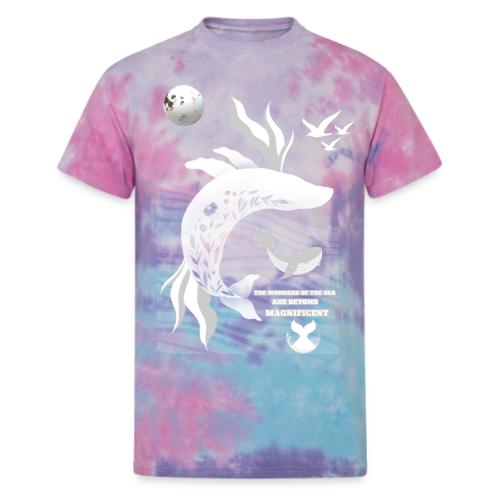 The Wonders Of The Sea - Unisex Tie Dye T-Shirt