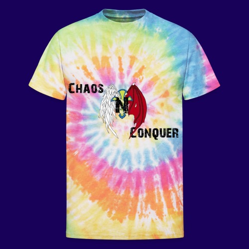ChaosNConquer Design Logo - Unisex Tie Dye T-Shirt