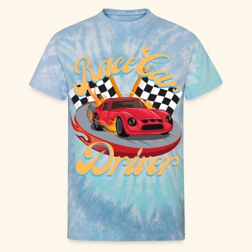 Race Car Driver - Unisex Tie Dye T-Shirt