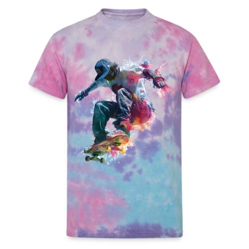 Skateboarding: Ride the Colors - Unisex Tie Dye T-Shirt
