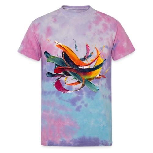 Colorful Waves - Unisex Tie Dye T-Shirt