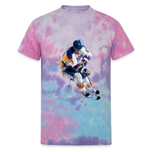 Hockey: Icy Streaks - Unisex Tie Dye T-Shirt