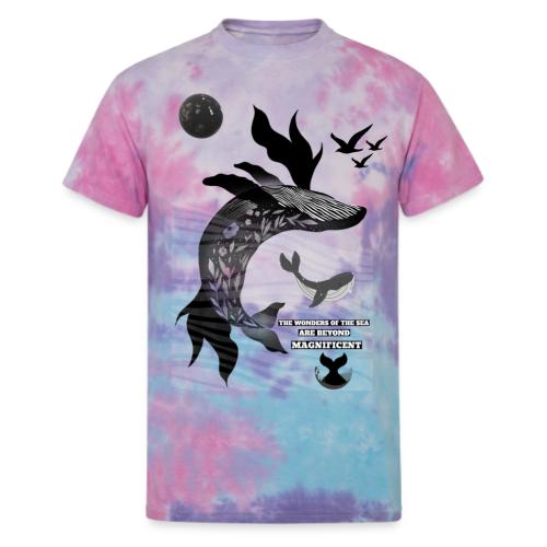The Wonders Of The Sea - Unisex Tie Dye T-Shirt
