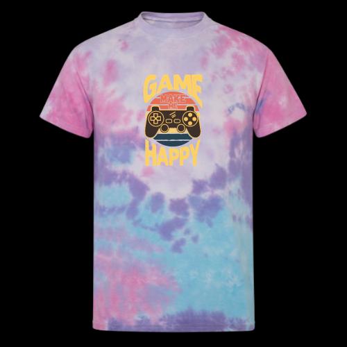 Happiness is a Game Controller Away - Unisex Tie Dye T-Shirt