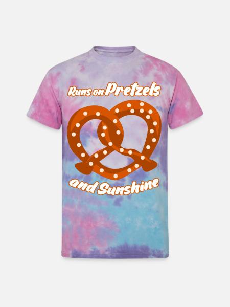 Pretzel - Unisex Tie Dye T-Shirt - cotton candy