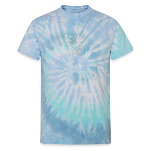 Fueled by Caffeine dark - Unisex Tie Dye T-Shirt