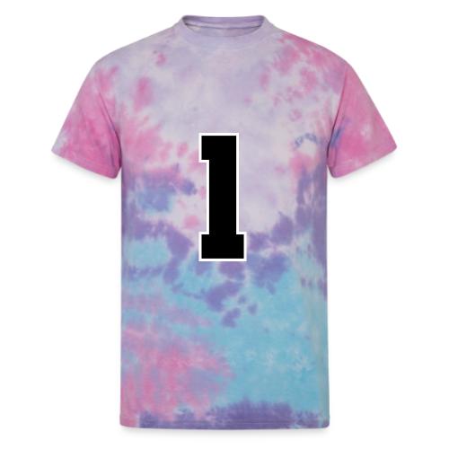 Varsity Number 1 Athletic Style - Unisex Tie Dye T-Shirt