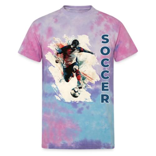 Soccer Power Move - Unisex Tie Dye T-Shirt