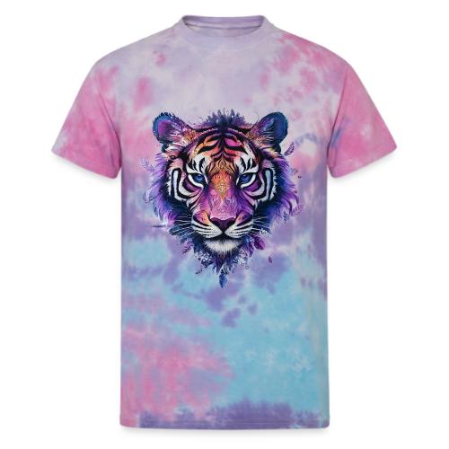 Mystic Violet Tiger - Unisex Tie Dye T-Shirt