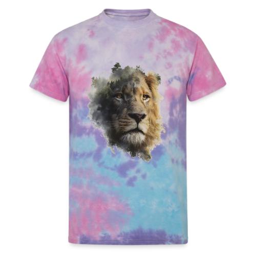 Forest-Soul Lion - Unisex Tie Dye T-Shirt