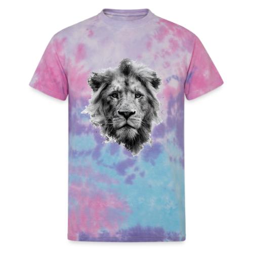 Lion: Monochrome King - Unisex Tie Dye T-Shirt