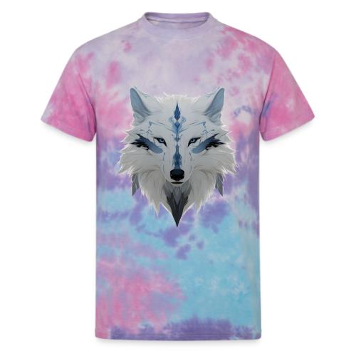 Ivory Grace Wolf - Unisex Tie Dye T-Shirt
