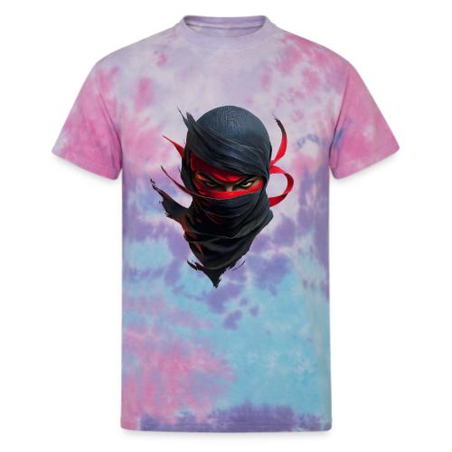 Crimson Stare Ninja - Unisex Tie Dye T-Shirt