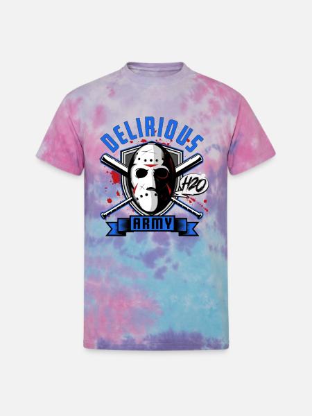 Women’s Delirious Army - Premium - Unisex Tie Dye T-Shirt - cotton candy
