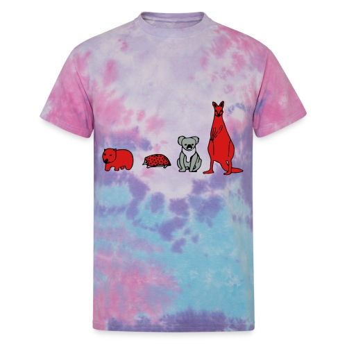 Save the Aussie wildlife - no text - Unisex Tie Dye T-Shirt