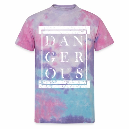 DANGEROUS - Grunge Block Box Gift Ideas - Unisex Tie Dye T-Shirt