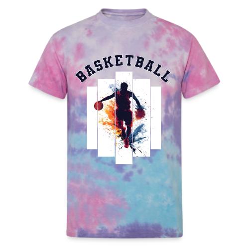 Basketball Never Stops - Unisex Tie Dye T-Shirt