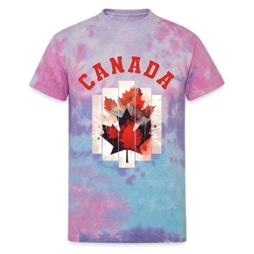 Heart of Canada Art - Unisex Tie Dye T-Shirt