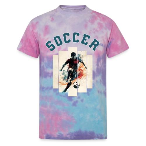 Soccer Mode On - Unisex Tie Dye T-Shirt