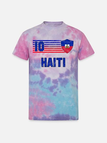 Haiti - Unisex Tie Dye T-Shirt - cotton candy