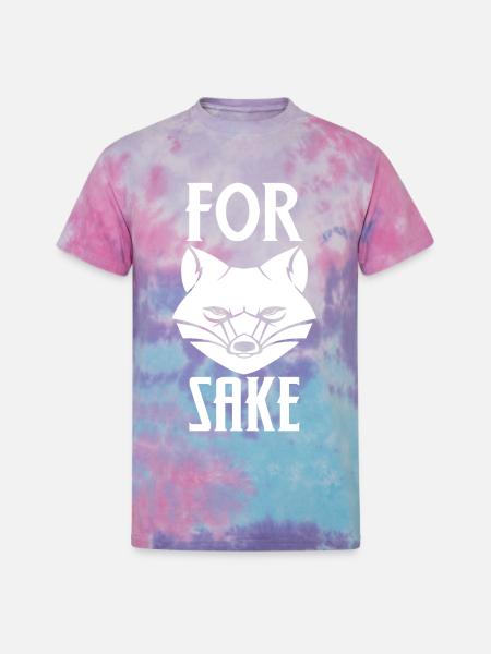 For Fox Sake - Unisex Tie Dye T-Shirt - cotton candy