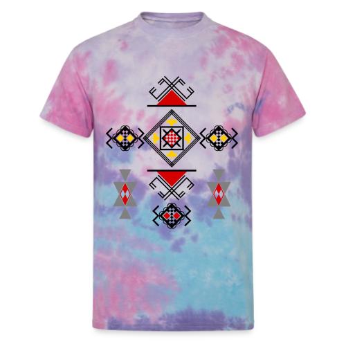 Amazigh Symbols - Unisex Tie Dye T-Shirt