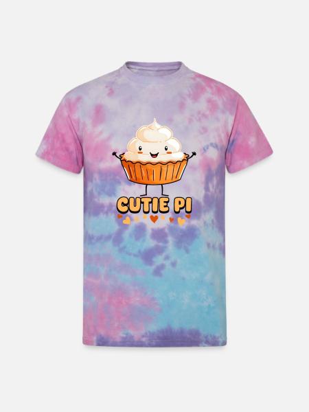 Pumpkin Pie Cutie Pie - Unisex Tie Dye T-Shirt - cotton candy