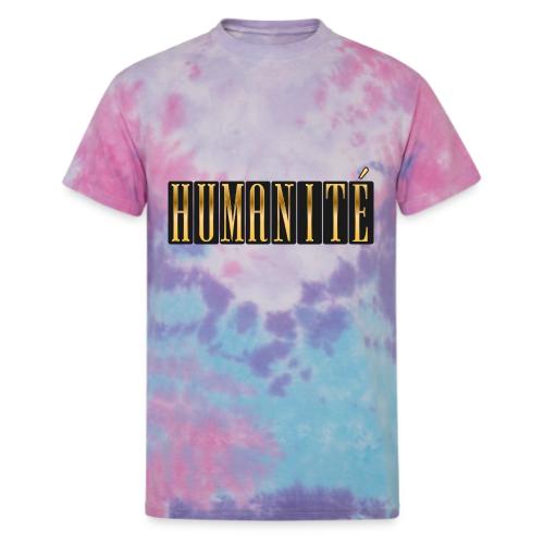 Humanity in Golden Letters - Unisex Tie Dye T-Shirt