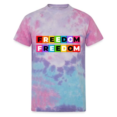 Freedom in Color - Unisex Tie Dye T-Shirt