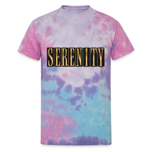 Serenity in Gold - Unisex Tie Dye T-Shirt