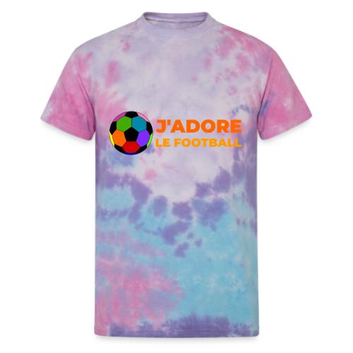 I love football - Unisex Tie Dye T-Shirt