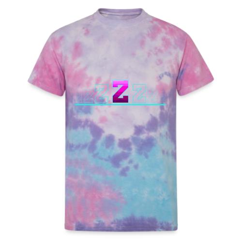 Letter Z – Capital Varsity Alphabet Monogram - Unisex Tie Dye T-Shirt