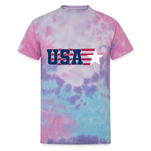 Star Stripe USA - Unisex Tie Dye T-Shirt